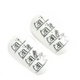 thumbnail image 1 of 1 Pairs EVA Mini Shin Pads Wear- Shock Absorbing Soccer Leg Protector Football Training Shin Guards S White, 1 of 7