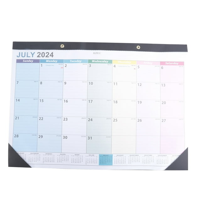 Qtmnekly 1 Pcs 2024 Calendar Wall Calendar 2024 2025, 18 Months Wall