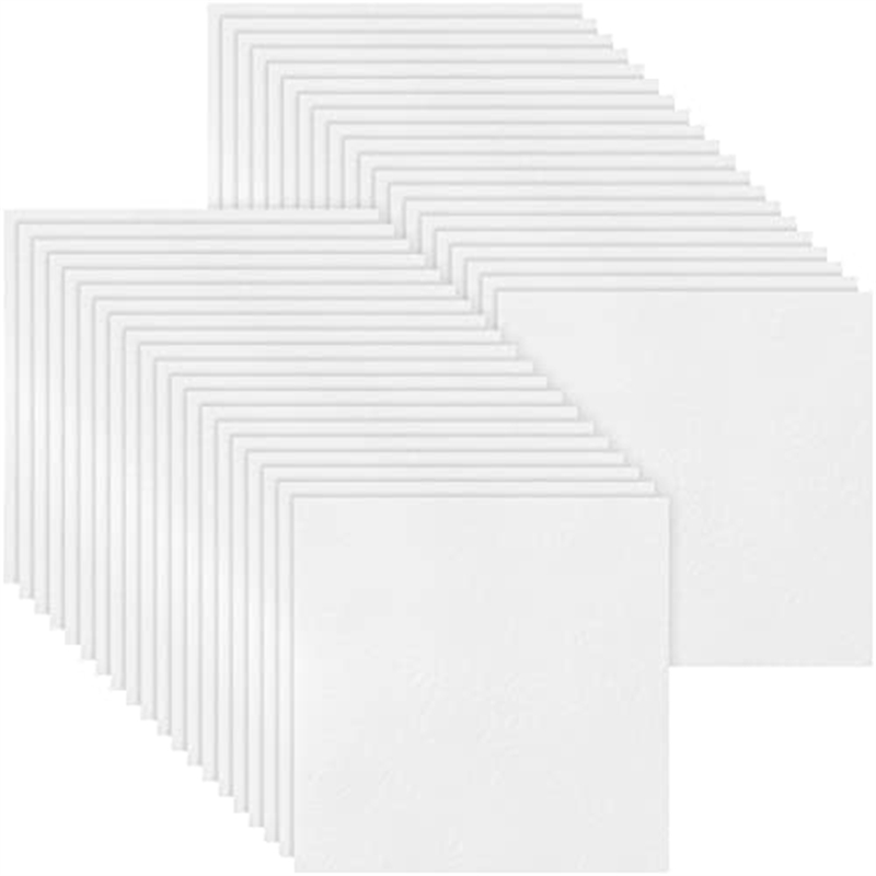Qtmnekly 100 Sheets Microwave Kiln Paper, 3x3In,Shelf Paper for Glass