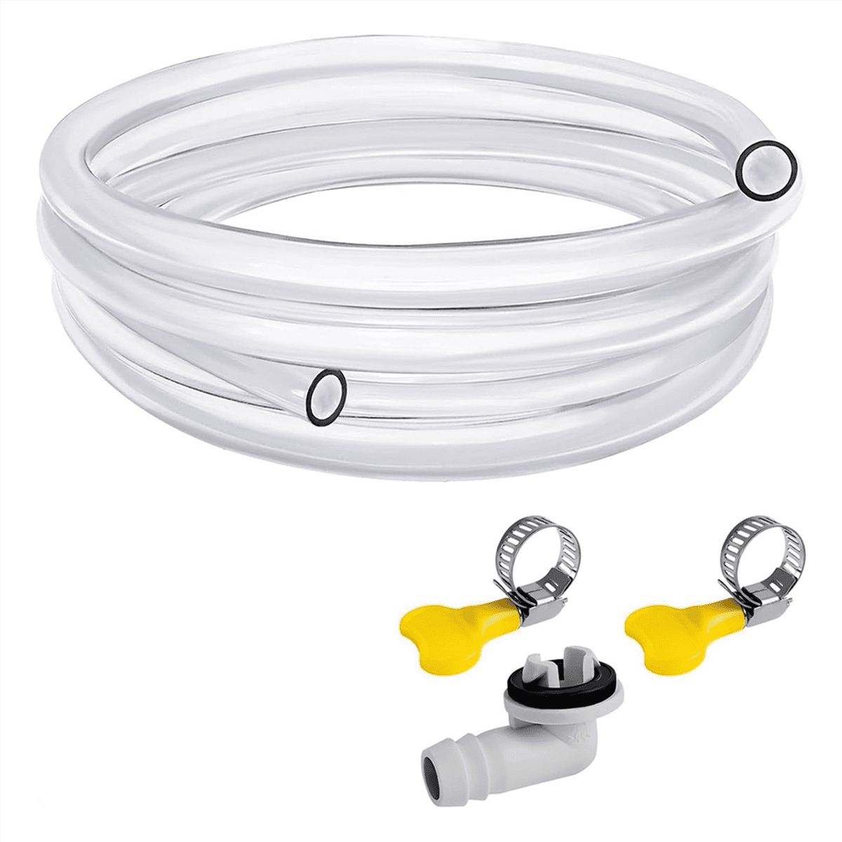 Qtmnekly 10Ft Portable Air Conditioner Drain Hose, AC Drain Hose Kit