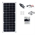 Qtmnekly 12V 30W Solar Panel Car Van Boat Caravan Trickle Portable