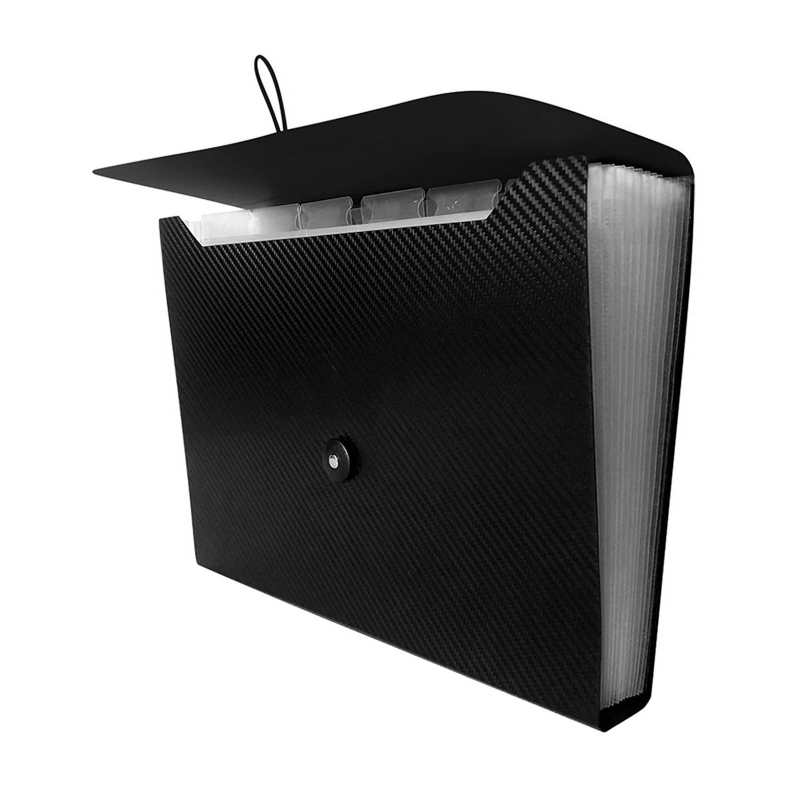 Qtmnekly 13 Pocket Expanding Folder Accordion Folder with Elastic Buckle Closure,A4 Paper File