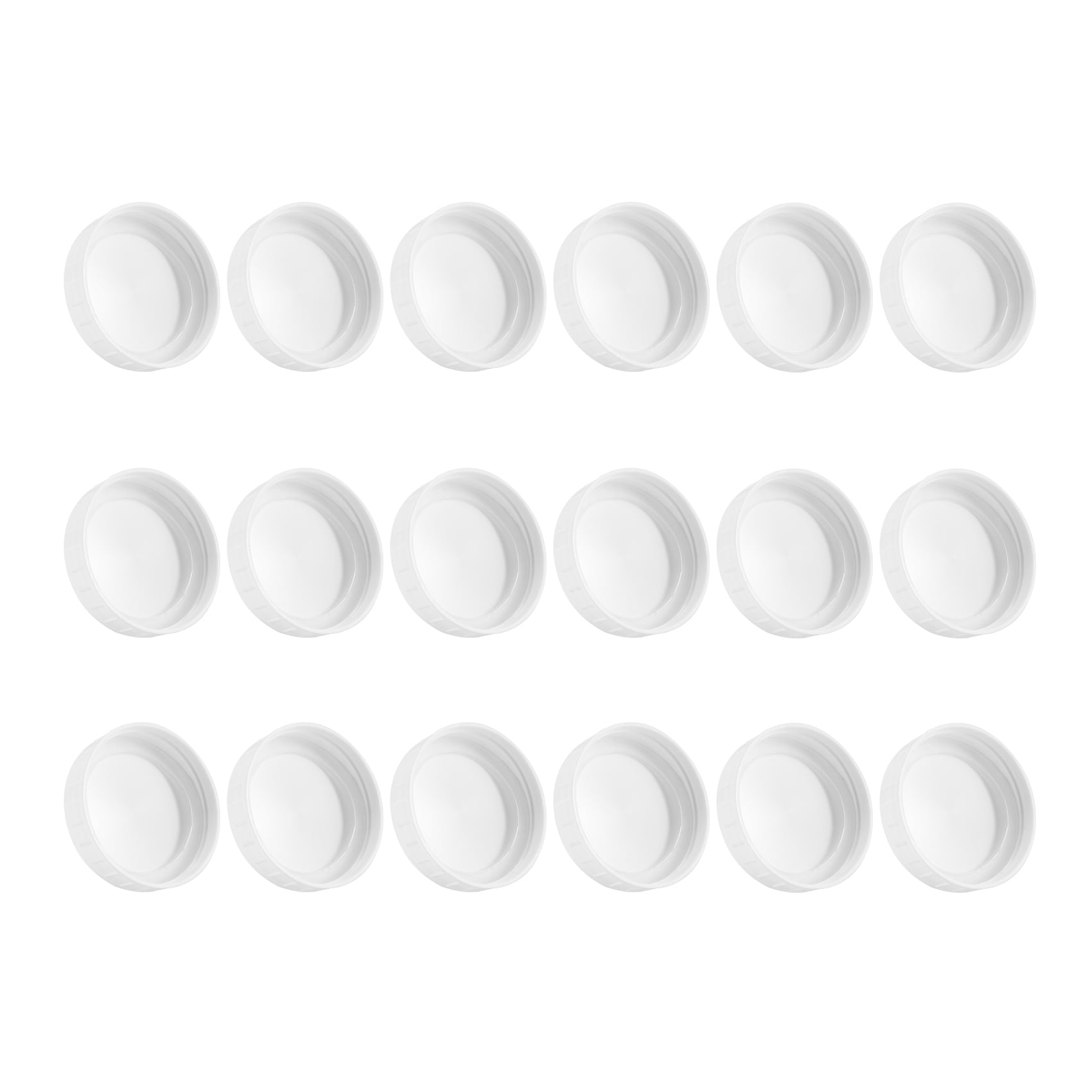 Qtmnekly 18 Pack Plastic Regular Mouth Jar Lids For Ball, Kerr And More