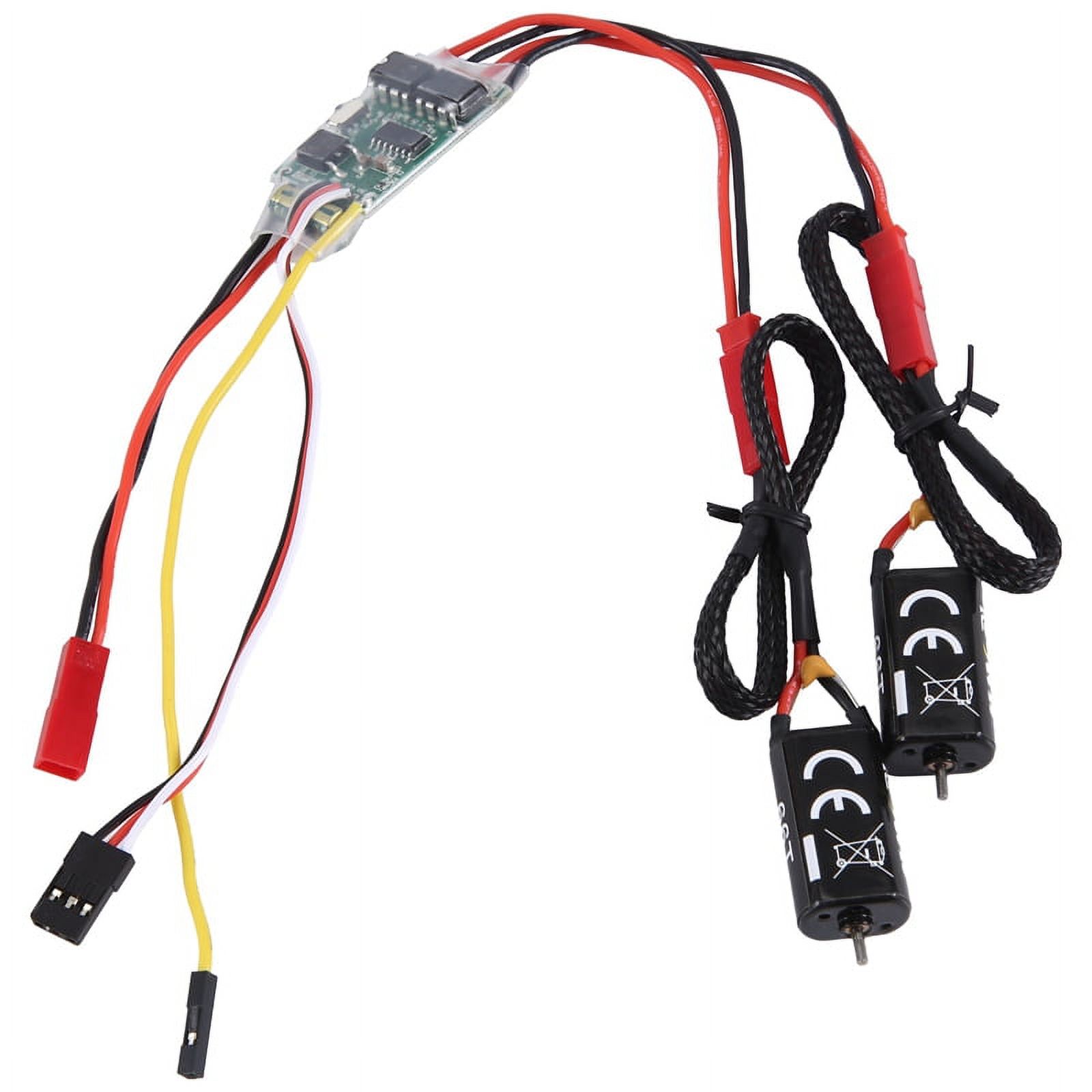 Qtmnekly 1PC Dual Way Bidirectional Brushed Esc 2S3S Lipo 5A Esc Speed