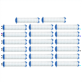 Qtmnekly 20PCS Replacement Shower Filter for Hard Water High Output