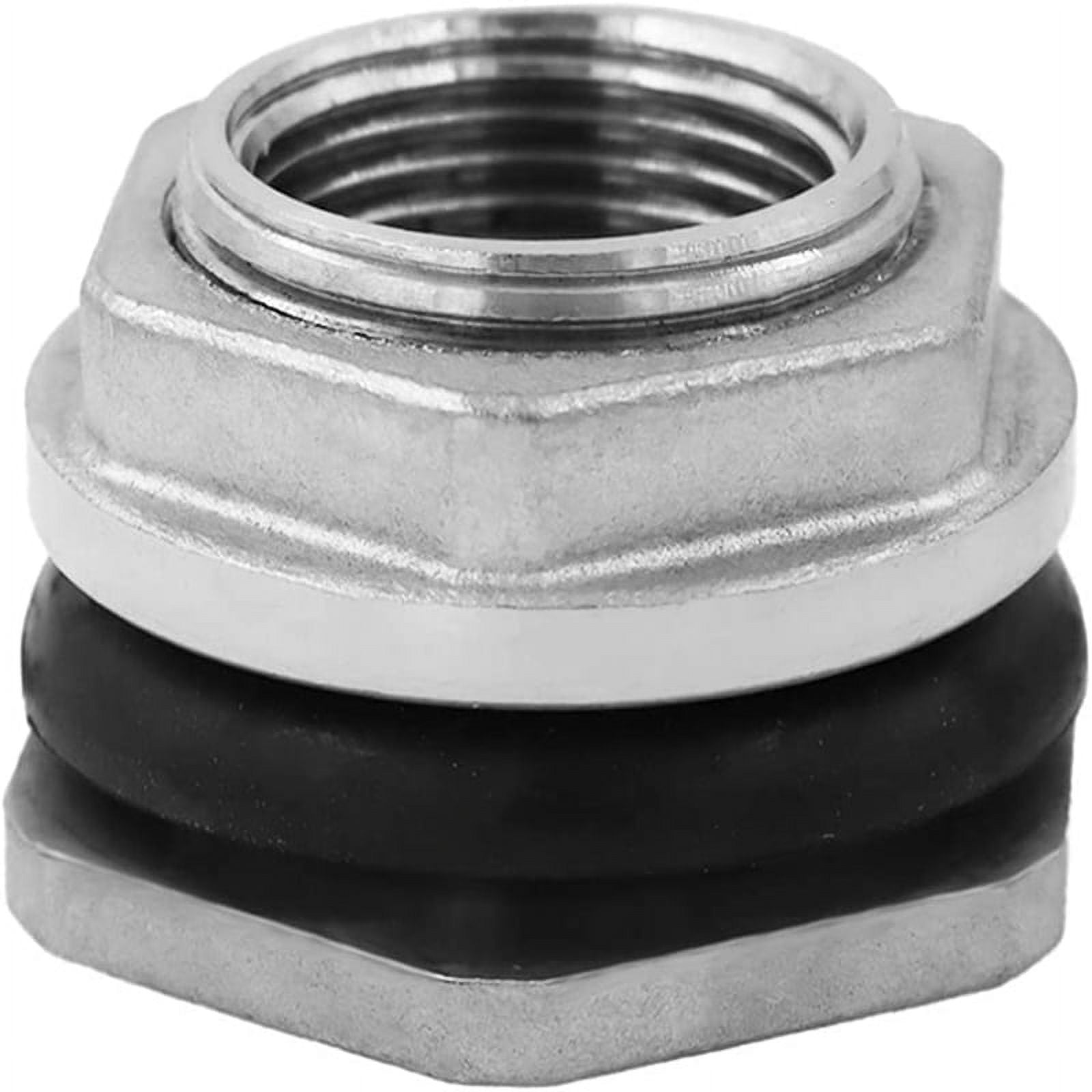 Qtmnekly 3/4inch Water Tank Connector SUS304 Stainless Steel ThruBulk