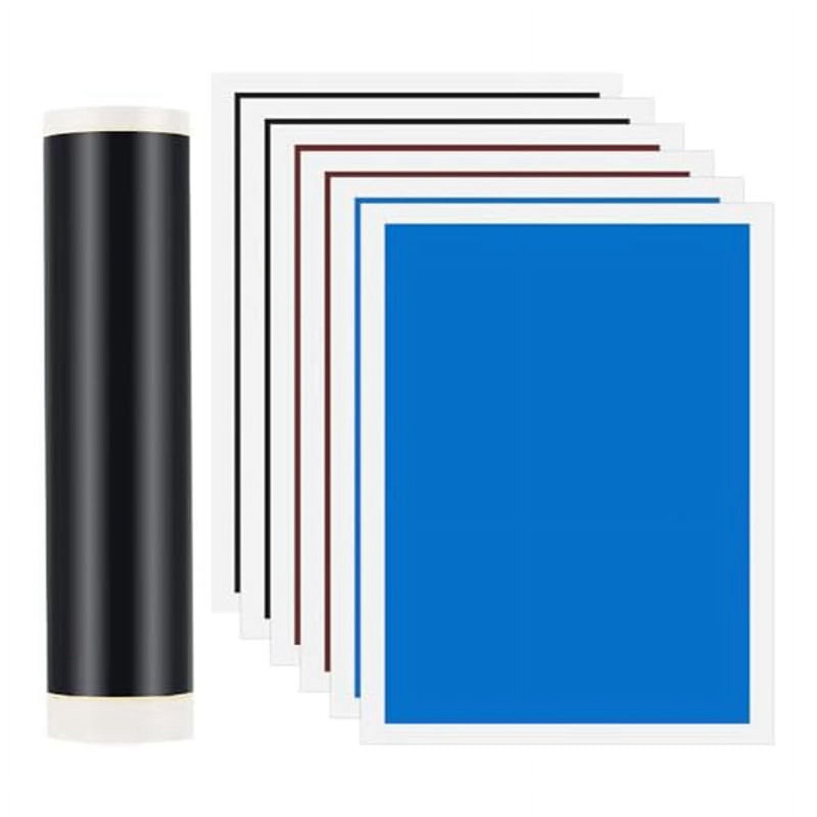 Qtmnekly 3 Colors Laser Engraving Marking Paper, 6 Pieces Marking Paper for Engraving on Metal