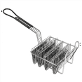 Qtmnekly 4 Grid Kitchen Fried Cooking French Fries Basket Tortilla Fry Basket for Deep Fat Fryer