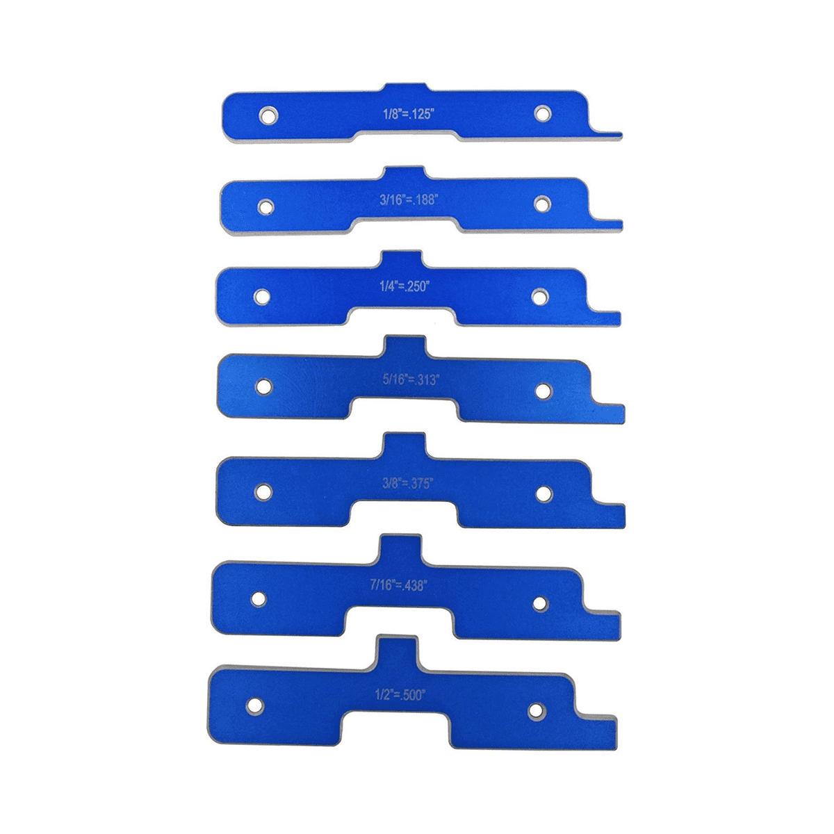 Qtmnekly 7Pcs Precision Woodworking Measuring Blocks Router Table Set