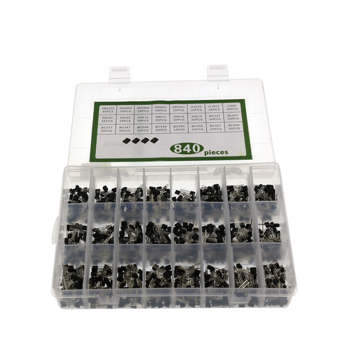 Qtmnekly 840PCS TO92 Diode Transistor Set 24 Specifications Transistor