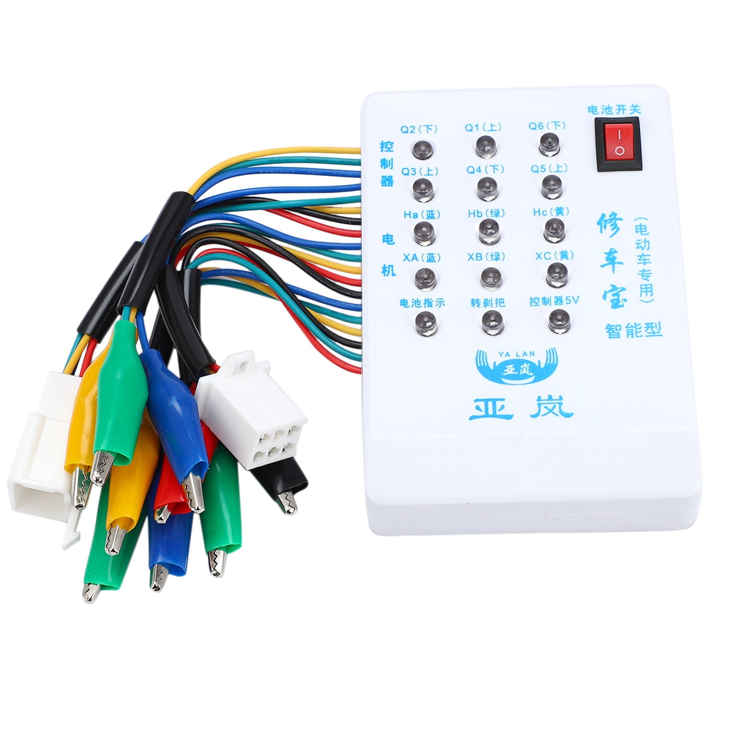 Qtmnekly Brushless Motor Controller Tester 24V/36V/48V/60V/72V Electric