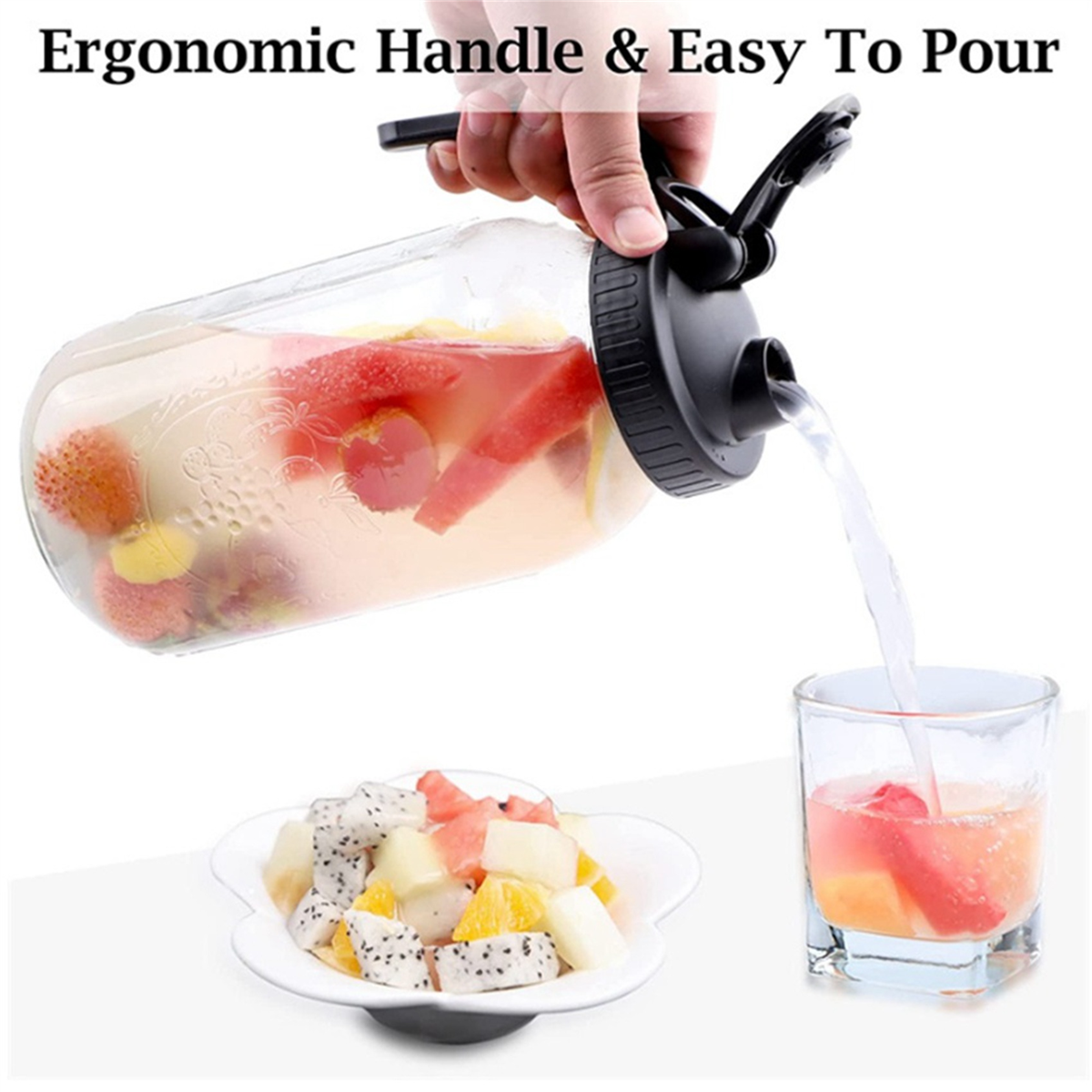 Qtmnekly Cold Brew Coffee Maker 32Oz Cold Brew Pitcher with Stainless