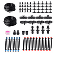 Qtmnekly Drip Irrigation Kit Garden Improved PushToConnect Adjustable