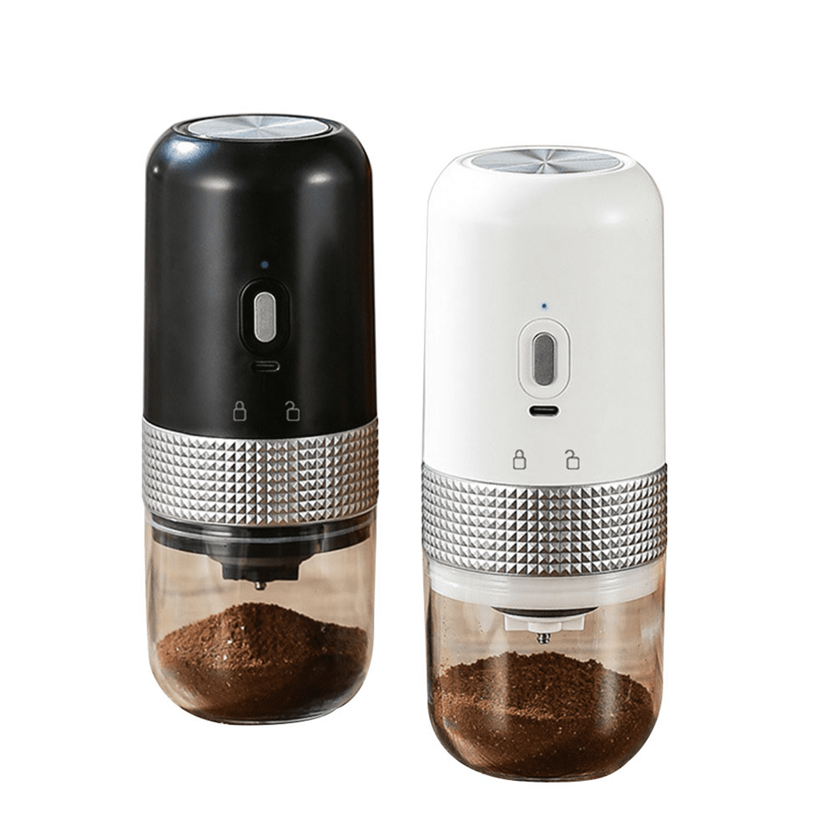 Qtmnekly Electric Coffee Grinder USB Wireless Professional Grinding