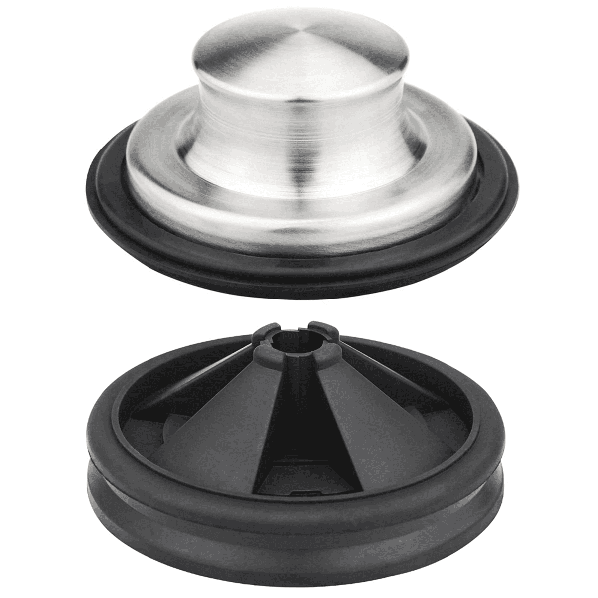 Qtmnekly Garbage Disposal Splash Guards with Stainless Steel Brushed