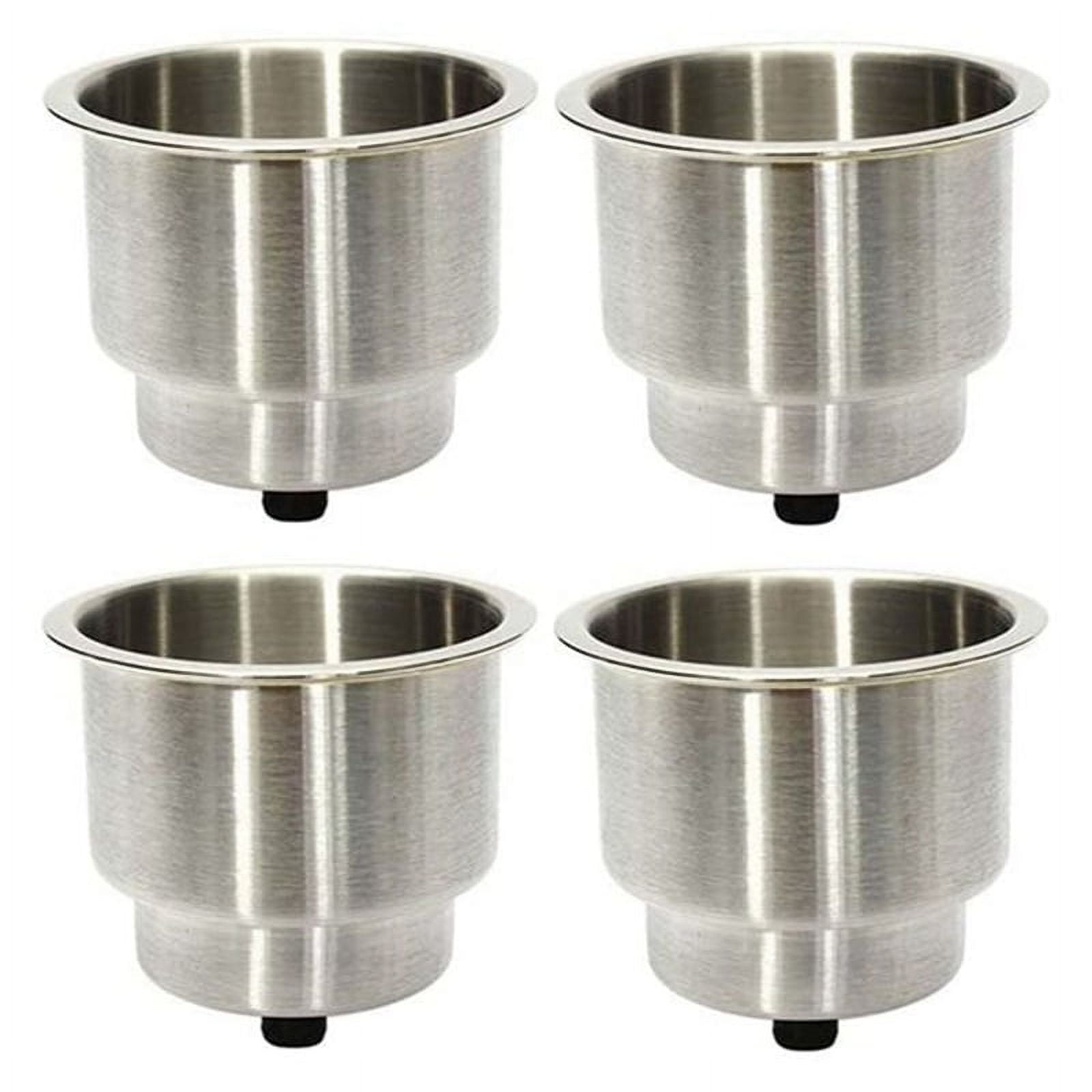 Qtmnekly High Quality Stainless Steel Cup Holder, Marine Yacht Hardware