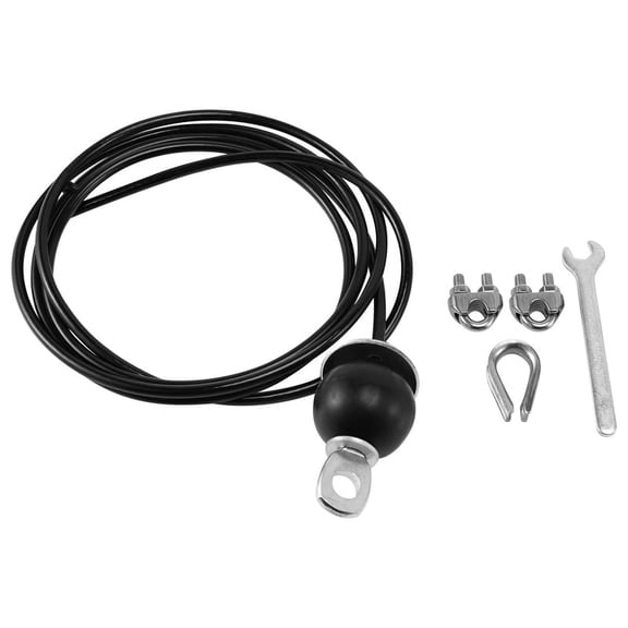 Qtmnekly Home Gym Fitness Pulley Cable Length Adjustable Heavy Duty Steel Wire Rope 2M