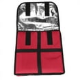 Qtmnekly Insulated Pizza Food Delivery Bag Professional Large Pizza