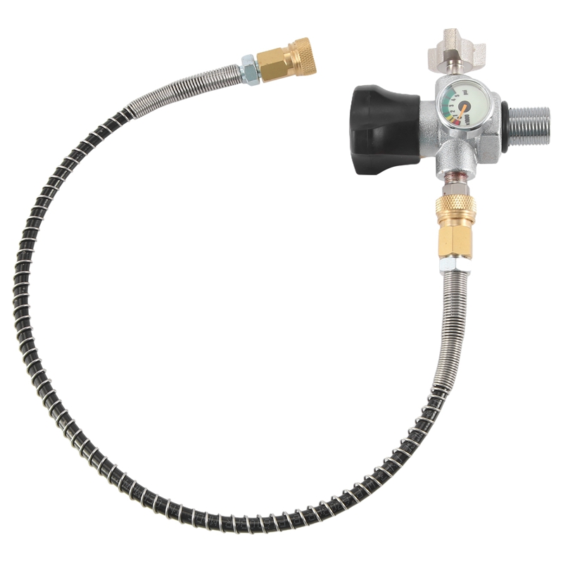 Qtmnekly M18X1.5 Thread 4500Psi SCBA Valve Regulator Fill Station Hose