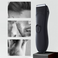 Qtmnekly Men'S Electric Trimmer Groin Hair Trimmer Pubic Hair Removal