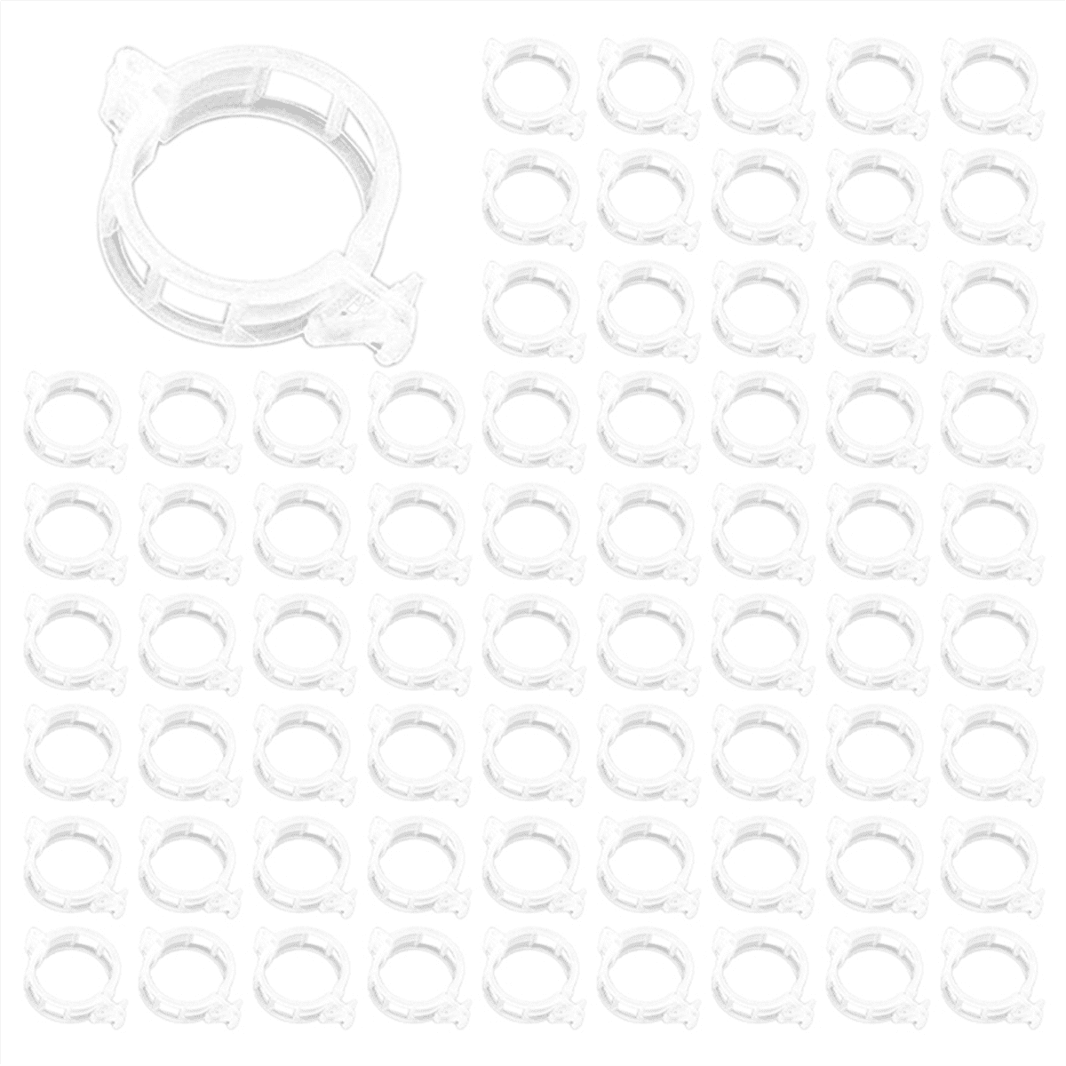 Qtmnekly Plastic Plant Support Clips Reusable Plant Vine Protection