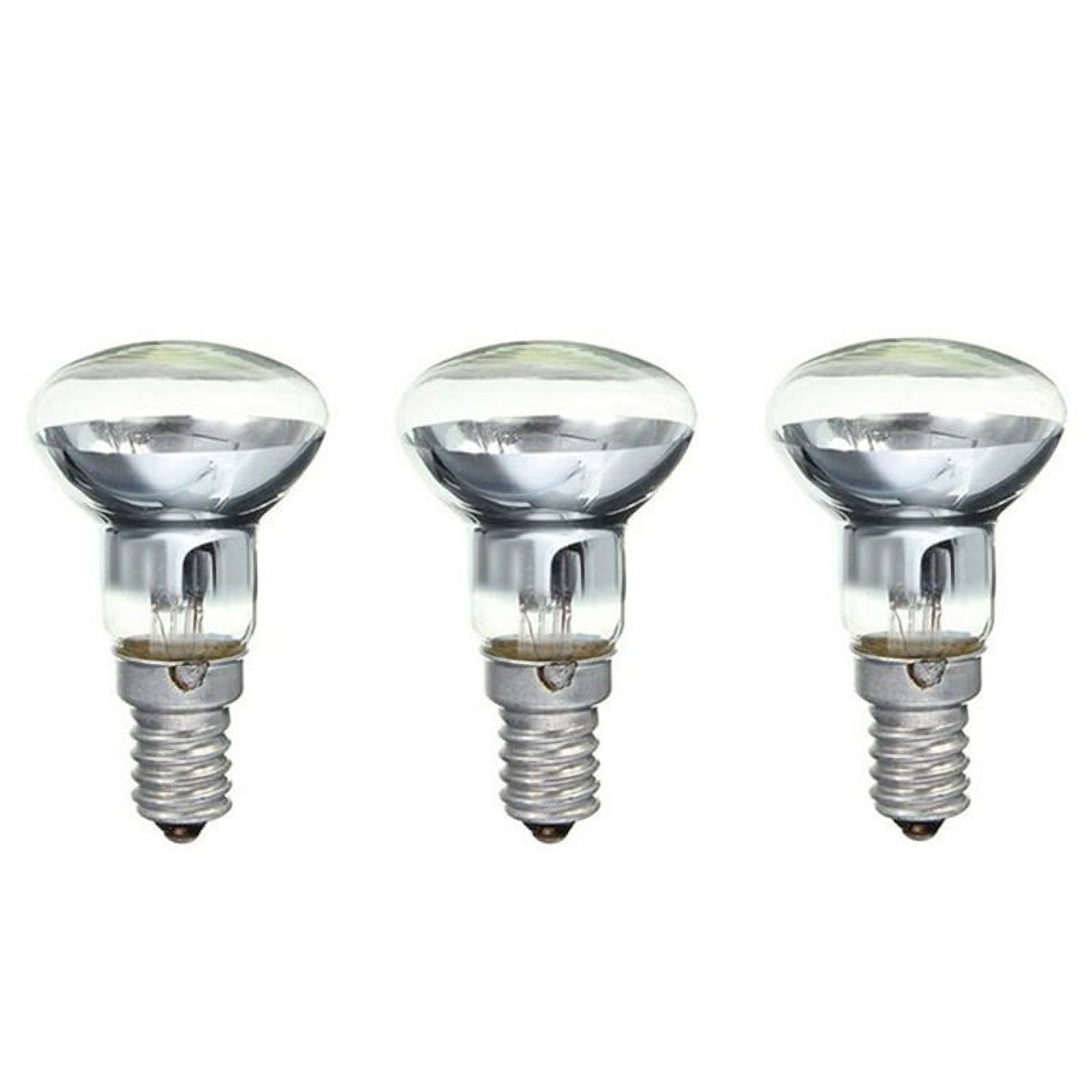 Qtmnekly Replacement Lava Lamp E14 R39 30W Spotlight Screw in Light Bulb Clear Reflector Spot