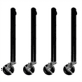 Qtmnekly Table Leg Extension for Castors Pack of 4 Risers with Wheels