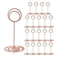 thumbnail image 1 of Table Number Holders 20Pcs - 3.35 Inch Place Card Holder Table Number Stands for Wedding Graduation Rose Gold Metal, 1 of 6