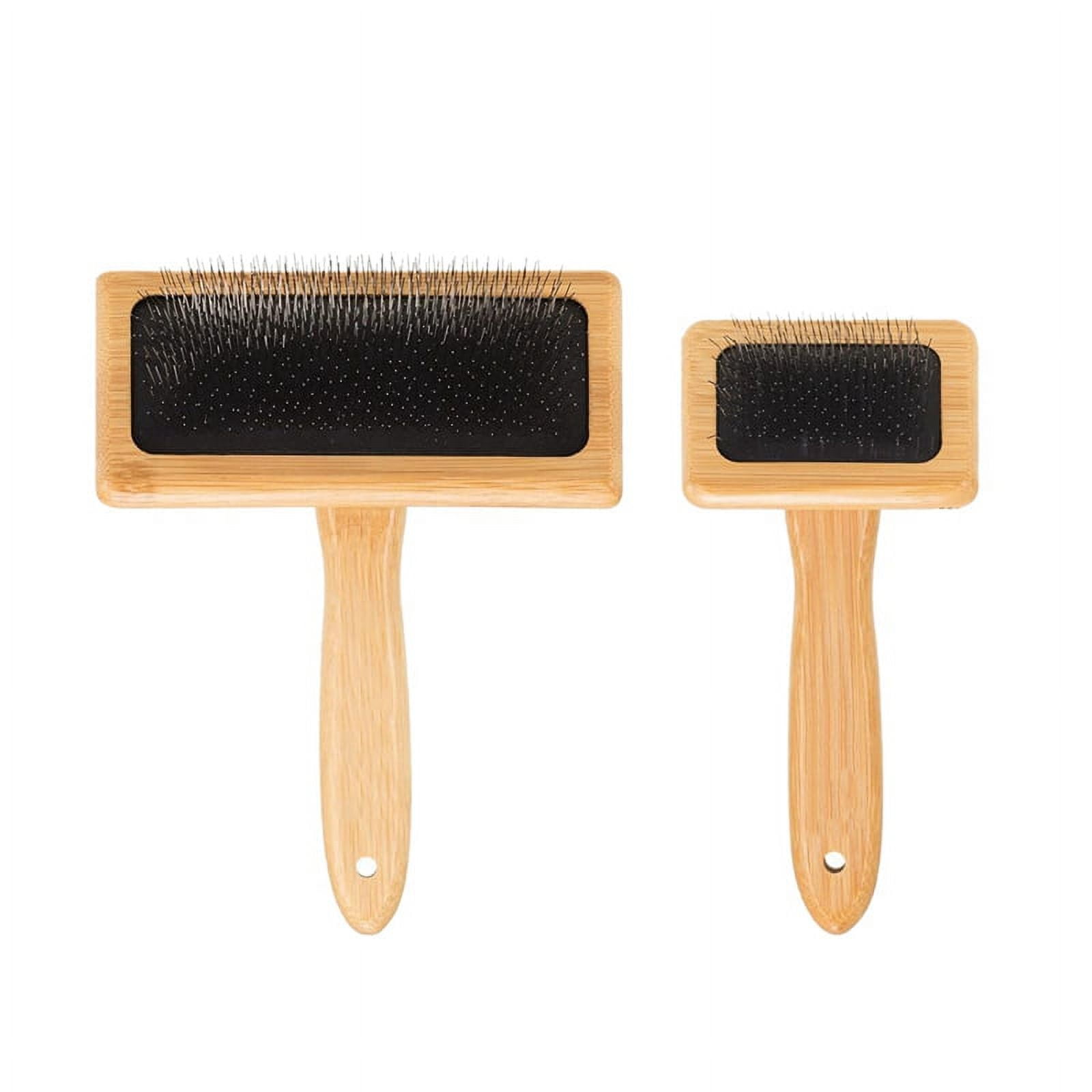 2PCS Wool Carders, Hand Carders for Wool, Craft Wool Felt Mixing Tool, Pet  Slicker Brush Grooming Comb, Needle Felting Tool with Wooden Handle, Wool  Coat Carding Brushes 