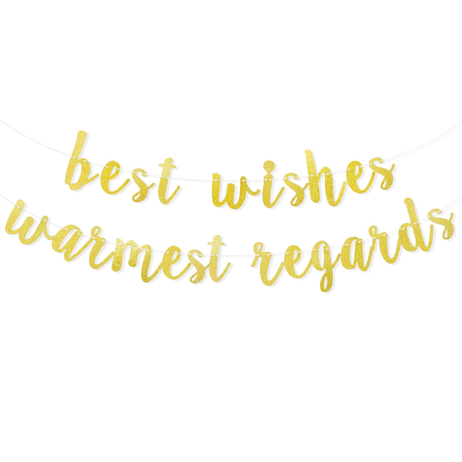 Qttier Best Wishes Warmest Regards Banner, Schitt