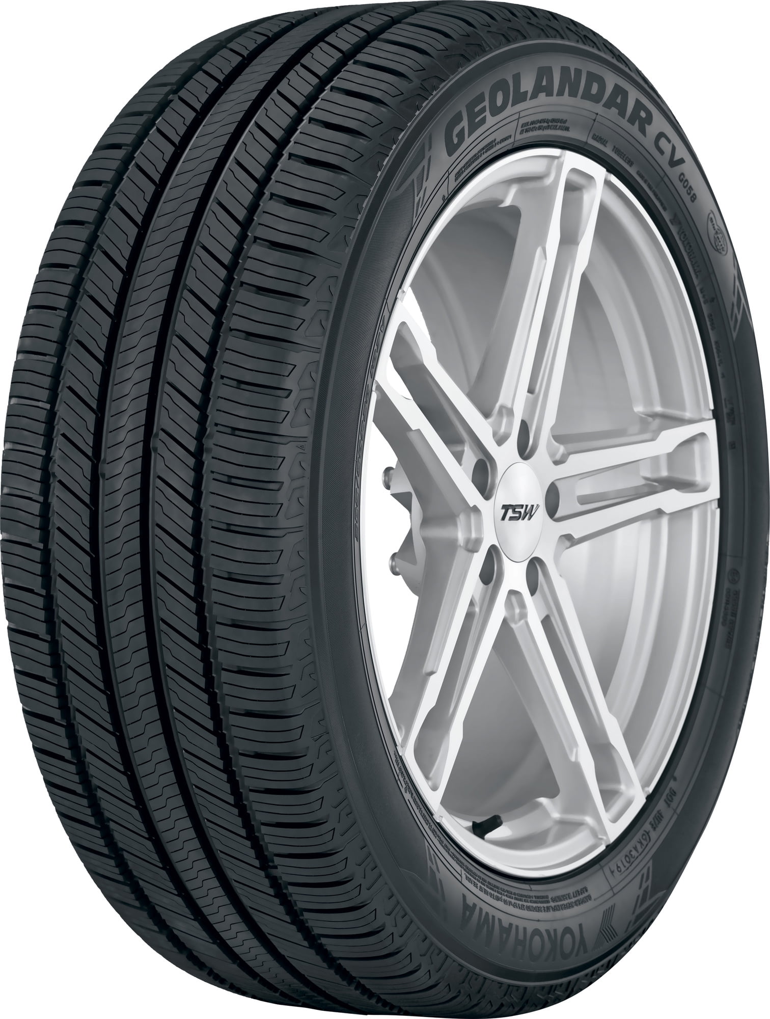 Set of 2 Yokohama Geolandar CV G058 225/55R19 99V Tires 2255519 225 55 19