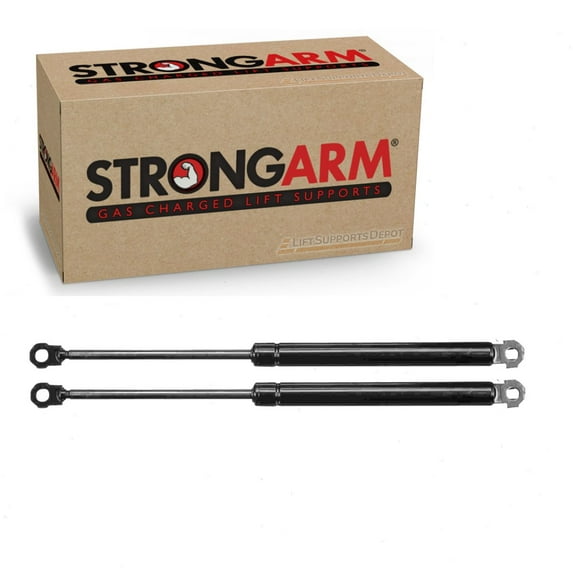 Qty 2 Made by Strong Arm 4134 Hood Lift Supports Fiberglass Plastic Fits select: 1982-1992 CHEVROLET CAMARO, 1982-1992 PONTIAC FIREBIRD