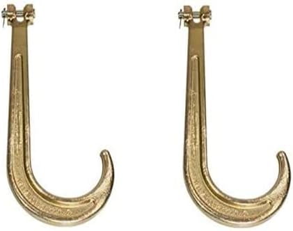 Qty. 2, Secure Tow, F15JC (x2), 16" Clevis J Hook for Chain, Wrecker, Tow Truck, Rollback