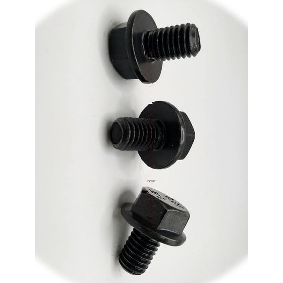 (Qty 3pcs) M8-1.25x12 Metric Hex Flange Bolts/Screws 8mm x 12mm DIN 6921 M8x1.25x12 Hardware Fastener Kit Set RV2421S
