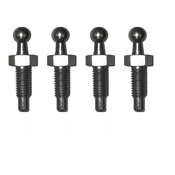 Qty 4 Ball Studs 10mm M8 X 1.25 Heavy Duty Thread Zinc Automotive Marine Lift