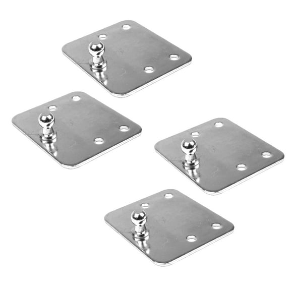 Qty 4 Bf Ball Stud 10Mm=1/2 Inch Bolt Hd Brackets Zinc For Automotive Marine Lift