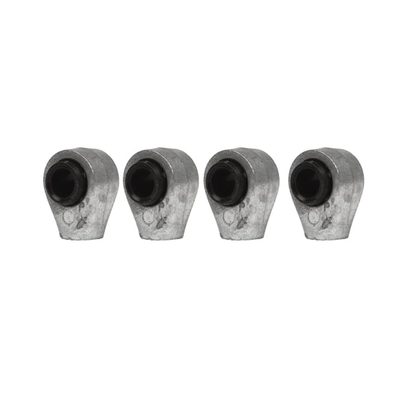 Qty 4 Clevis Eyelet End M8x1.25 Thread/ Zinc Colored 7.50mm For Lift