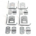 thumbnail image 1 of Qty 4 Stake Body Rack Corner Mount Straight Bracket Gate Latch Set Security Set Trailer Wood Utility, 1 of 5