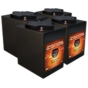 Qty4 Vmaxtanks V6-225 6V AGM Deep Cycle Golf Cart Solar Battery, 225Ah, GC2