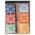 thumbnail image 1 of Qty. 6 4x4in. Sugar Day of the Dead/Dia de los Muertos Mexican Ceramic Tiles from Dolores Hidalgo, Mexico, 1 of 2