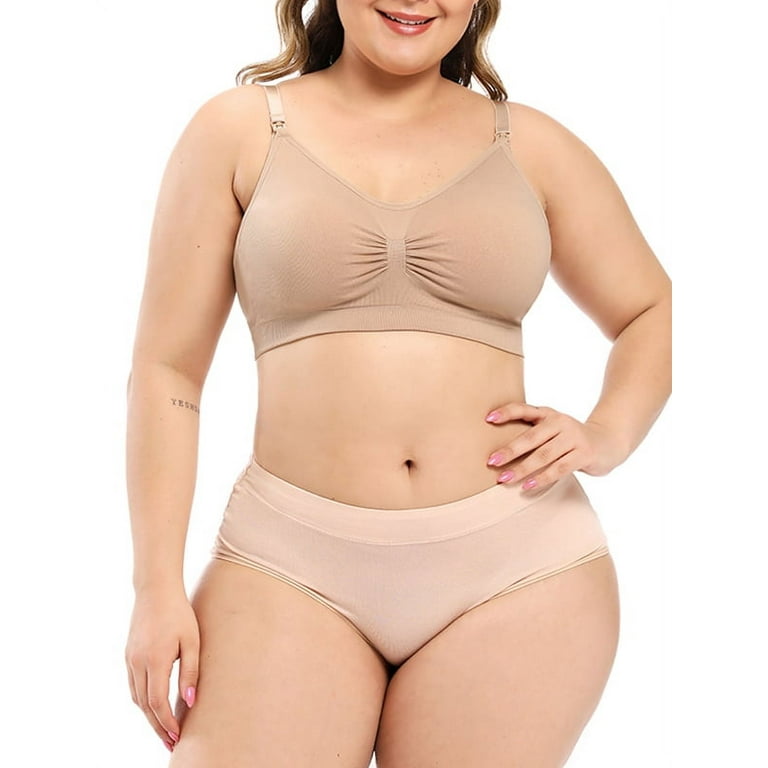 Maternity Nursing Bras Large Size D, E, F, G Cup Breastfeeding Bra And  Underwear For Pregnant Women Postpartum Feeding Y0925 From Mengqiqi05,  $16.91