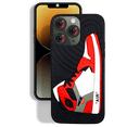 thumbnail image 1 of 3D Sneaker-Inspired Shoe Streetwear Fashion Black-Red iPhone 14 Pro Bumper Shockproof Case, 1 of 13