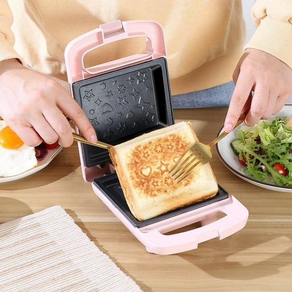 QuLuJing Clearance Home Items, Bread Maker - toaster - Double Sided Heating Mini Breakfast Machine - Home Multifunctional Breakfast Machine - Sandwich Maker