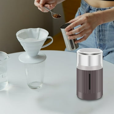 QuLuJing Clearance Home Items, Coffee Grinder Electric Grains Grinder Electric Spice Grinder Electric Herb Grinder Grinder for Coffee Beans Spices with 2 Stainless Steel Blade