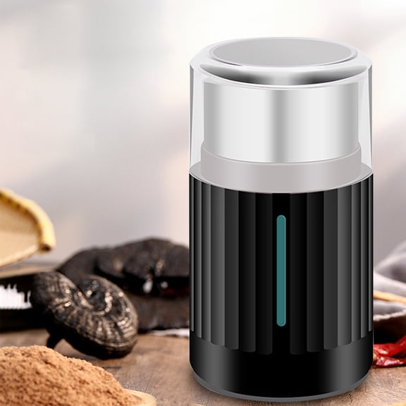 QuLuJing Clearance Home Items, Coffee Grinder Electric Grains Grinder Electric Spice Grinder Electric Herb Grinder Grinder for Coffee Beans Spices with 2 Stainless Steel Blade
