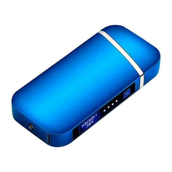 QuLuJing Fathers Day Gift Ideas, Gift Box Cigarettes USB Charging Rechargeable Flameless Collectible Lighter