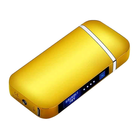 QuLuJing Fathers Day Gift Ideas, Gift Box Cigarettes USB Charging Rechargeable Flameless Collectible Lighter