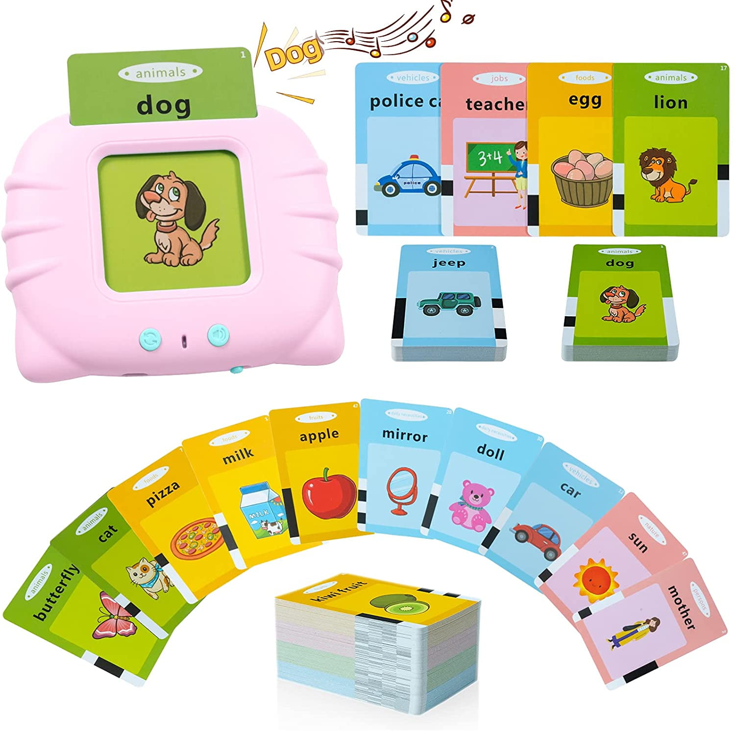 QuTZ Toddler Toys for 2 3 4 5 Year Old Boys and Girls, Speech Therapy