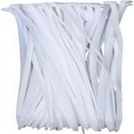 QualGear CT6-W-100-P Self-Locking Cable Ties, 14-Inch, White 100/Poly Bag