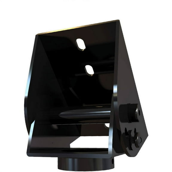 Qua ear QG-PRO-PM-VCA-B Pro-AV Sloped Ceiling Adapter for 1.5" Npt Threaded Pipe Projector Accessory Vaulted Ceiling Adapter - Black